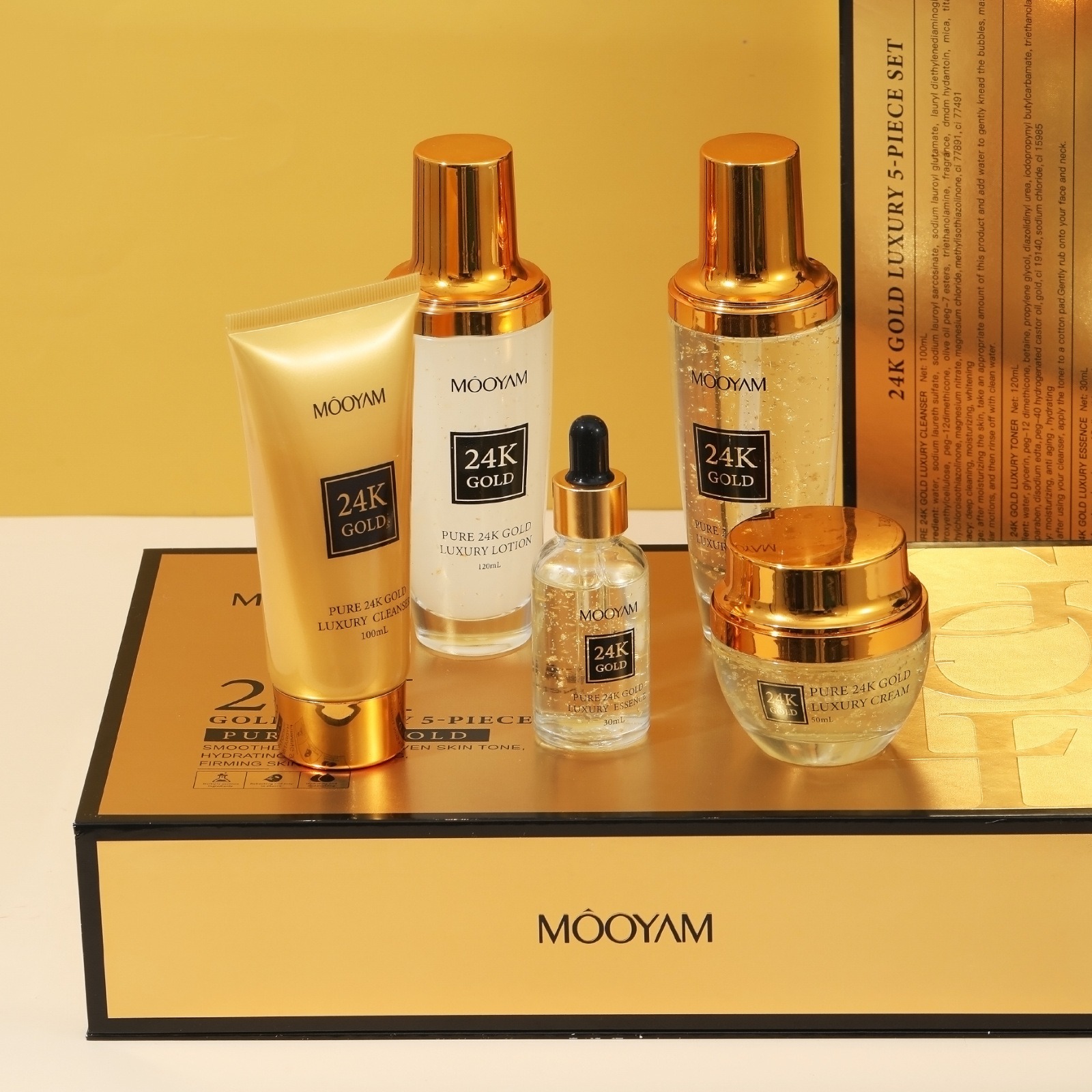 Luxury Skincare Moisturizer - Juego hidratante antiarrugas de lujo de