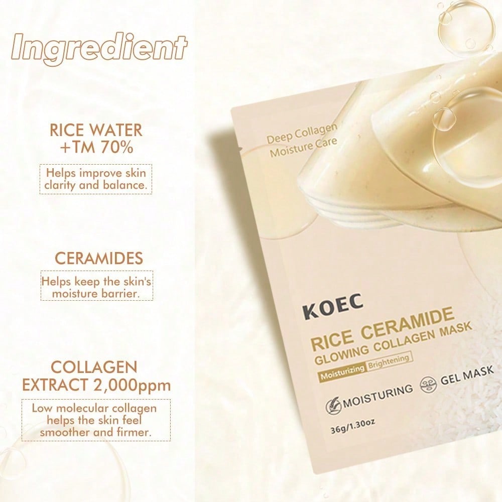Mascarilla de colágeno Rice 70 - Luxury Skincare Gifts reseña y precio