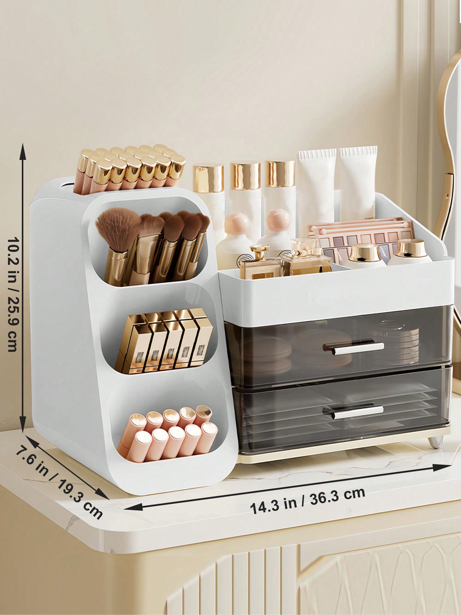 Organizador de maquillaje, caj - Luxury Skincare Gifts reseña y precio