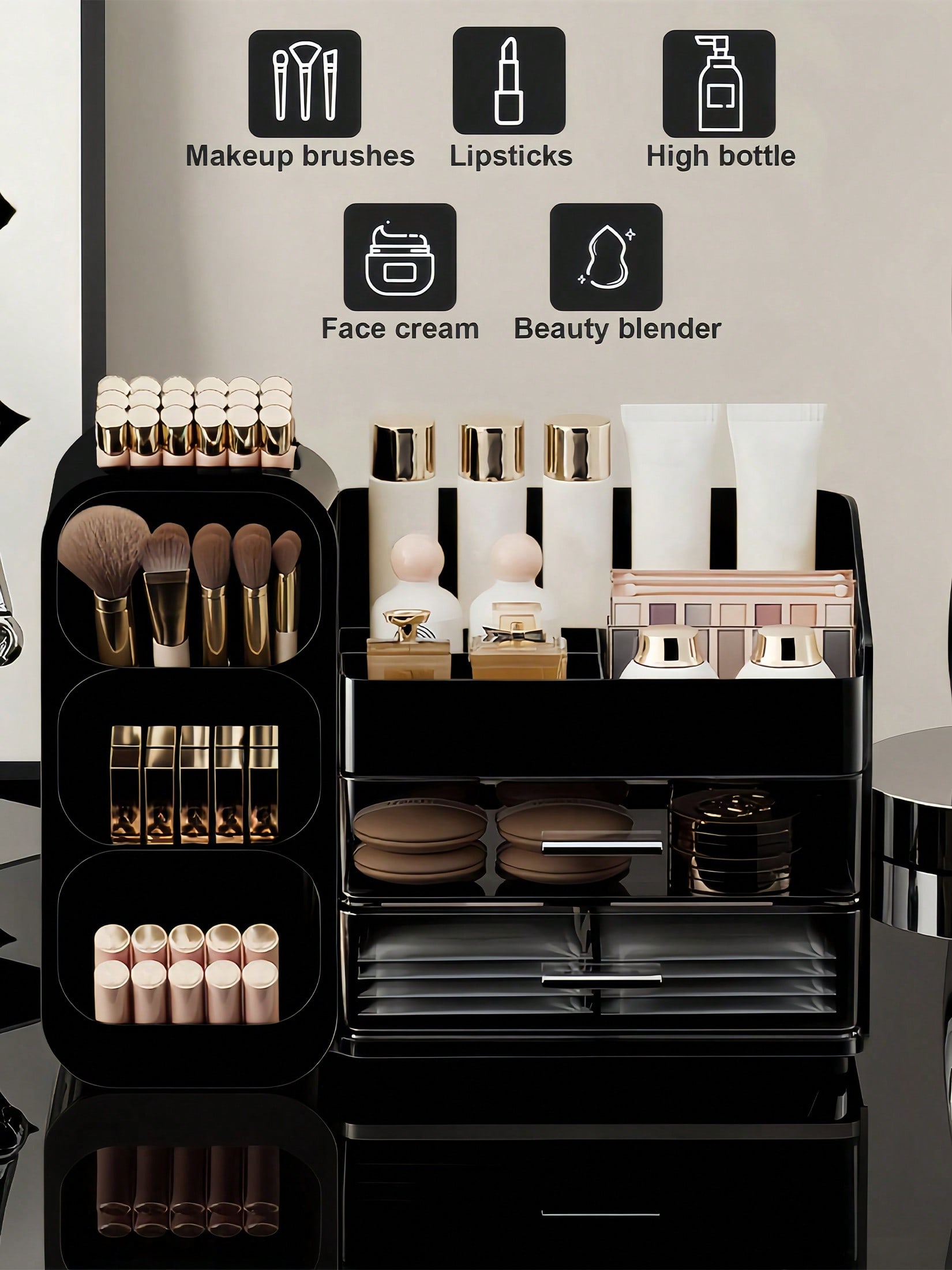 Organizador de maquillaje, caj - Luxury Skincare Gifts reseña y precio