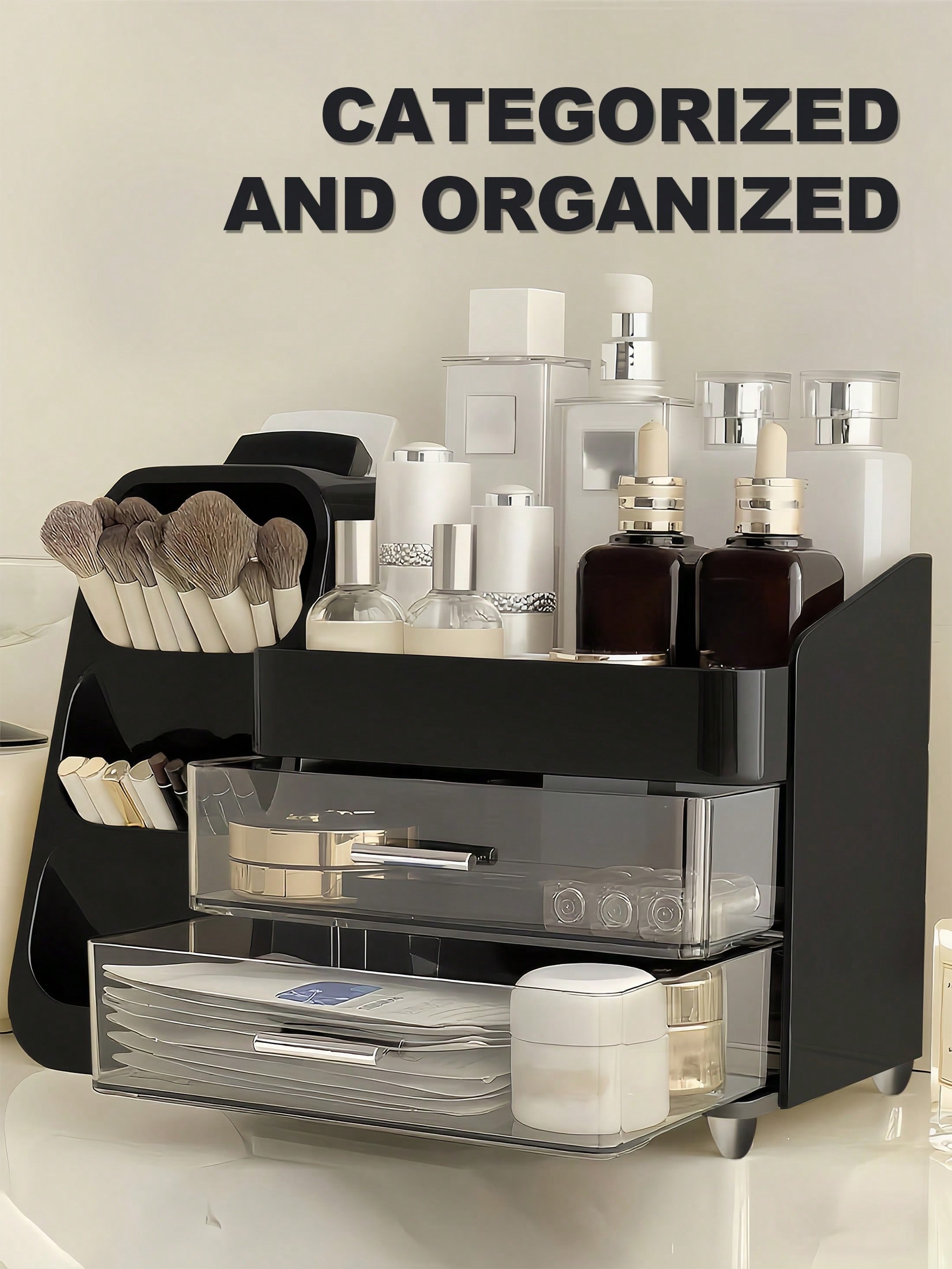Organizador de maquillaje, caj - Luxury Skincare Gifts reseña y precio