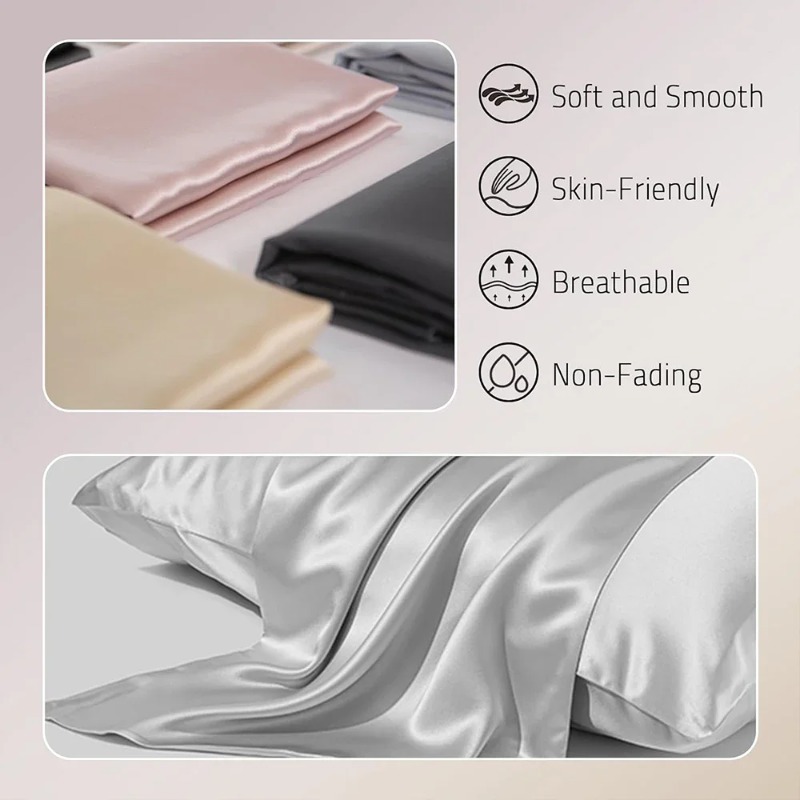 Funda de almohada de seda de m - Luxury Skincare Gifts reseña y precio