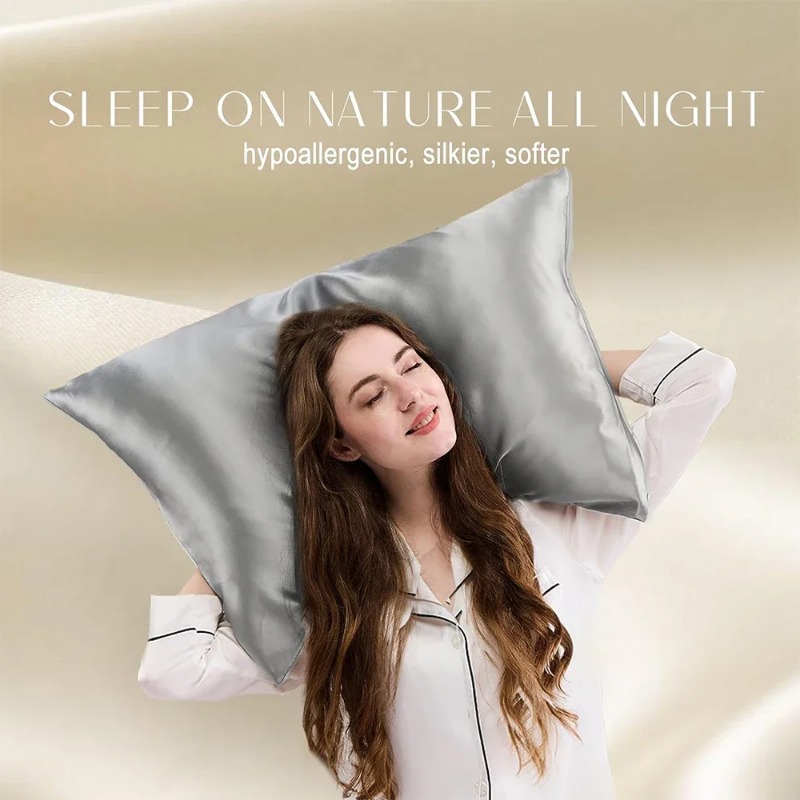 Funda de almohada de seda de m - Luxury Skincare Gifts reseña y precio