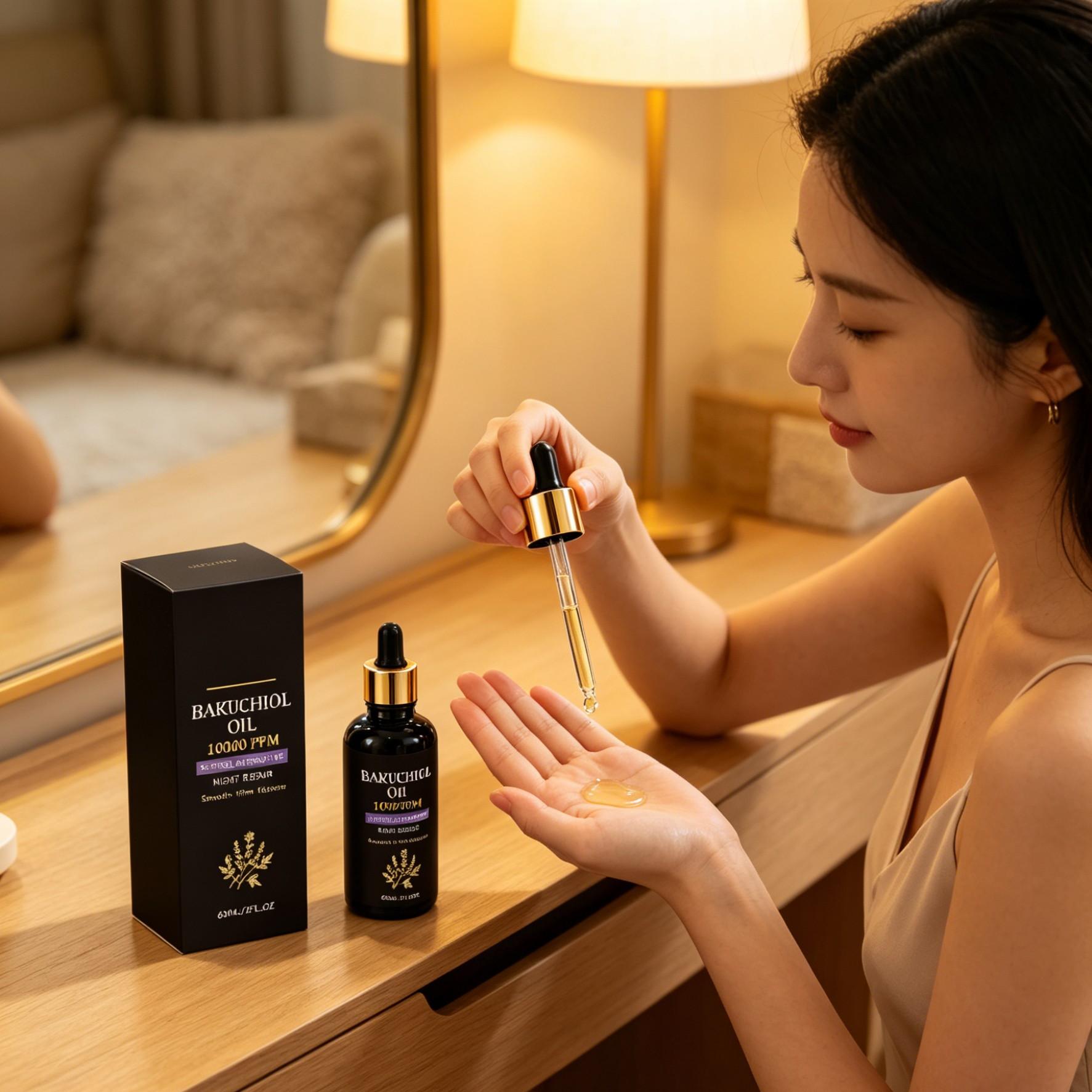 Aceite de Bakuchiol, Reafirman - Bakuchiol Night Oil reseña y precio