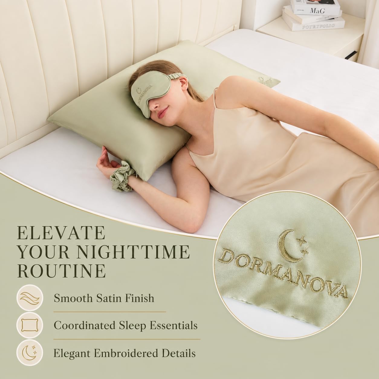 Juego de Dormir de Satén de Lu - Luxury Skincare Gift Set reseña y precio