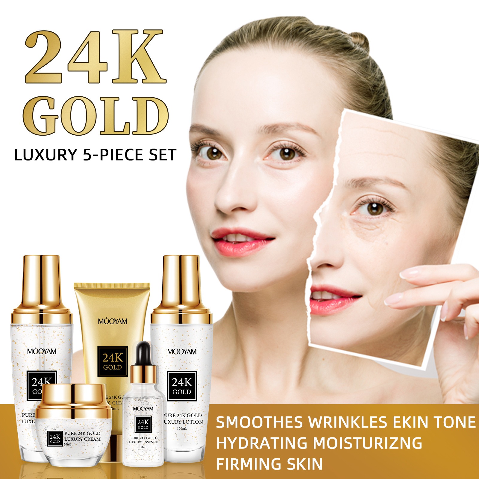 Juego hidratante antiarrugas d - Luxury Skincare Moisturizer reseña y precio